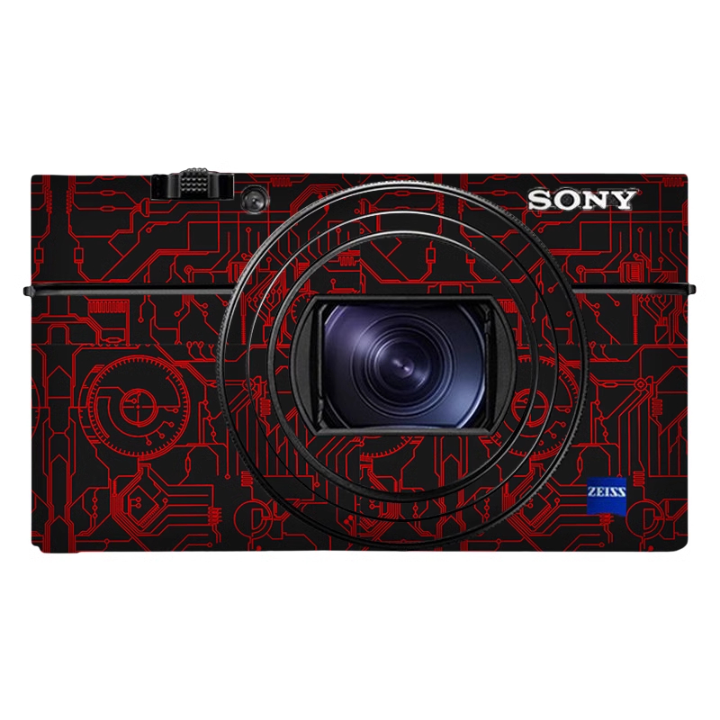 Anti-Scratch Decal ผิวไวนิลห่อฟิล์มกล้องสติกเกอร์ป้องกันผิวสําหรับ Sony RX100 II III IV V VA VI VII M1 M2 M3 M4 M5 M6 RX100M7