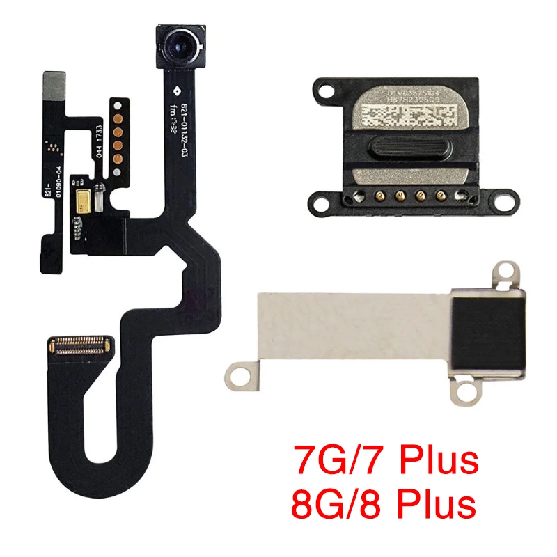 สําหรับโทรศัพท์ 7 8 Plus ลําโพงหูฟังกล้องหน้า พร้อมตัวยึดโลหะ สายแพเซนเซอร์ไฟพร็อกซิมิตี้