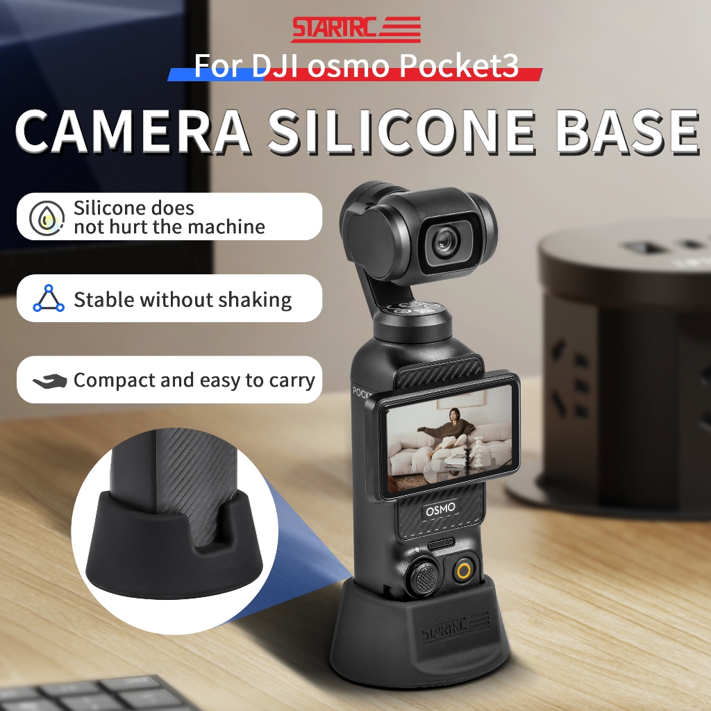 อุปกรณ์เสริมฐานขาตั้งกล้อง กันลื่น สําหรับ DJI Pocket 3 Pocket 3 Pocket 3