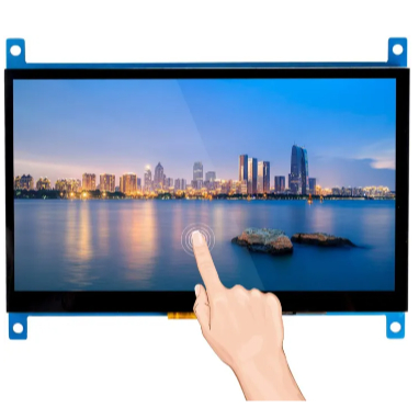 7 นิ้ว 1024x600 IPS Raspberry Pi 1/2/3 HDMI Capacitive Monitor 5 จุดหน้าจอสัมผัส LCD HDMI Ultra HD หน้าจอแสดงผล