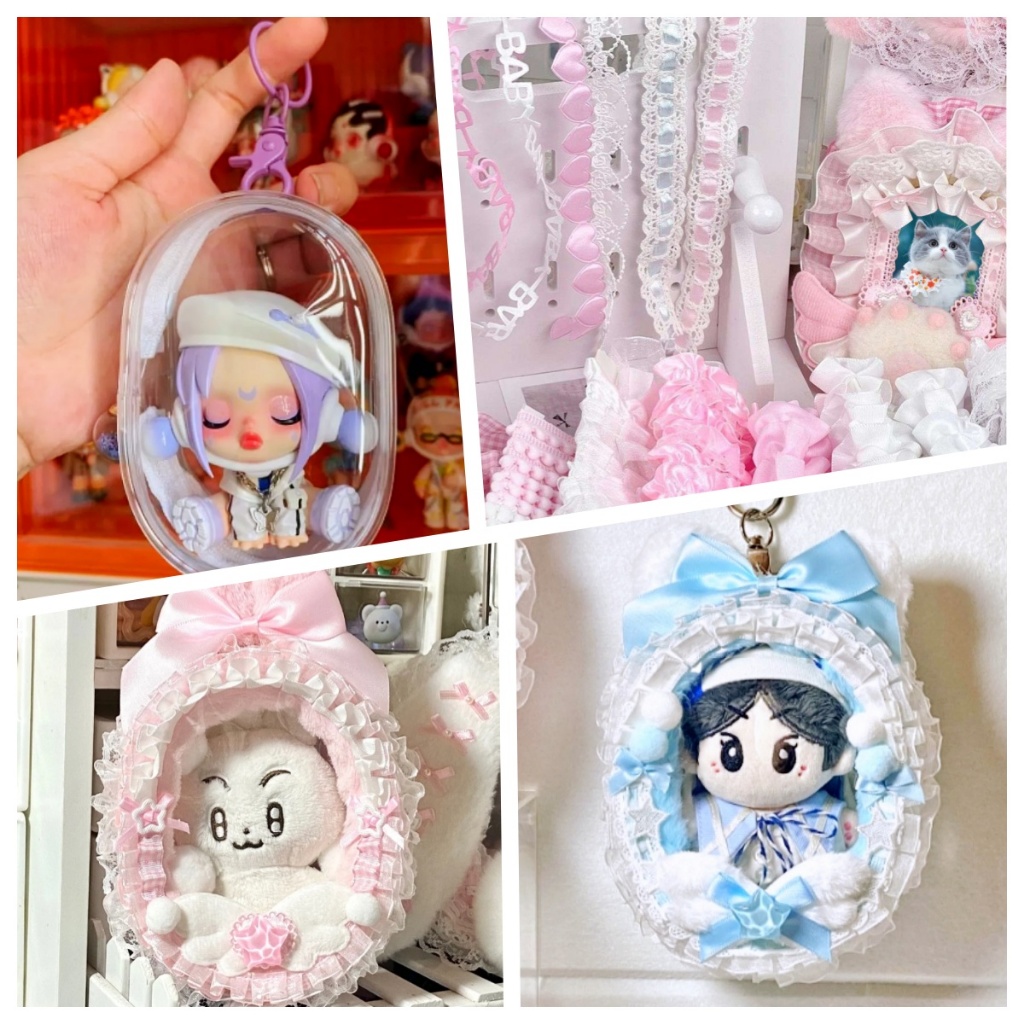 กล่องเก็บตุ๊กตา แฮนด์เมด โฮมเมด แฟชั่น สําหรับเก็บสะสม