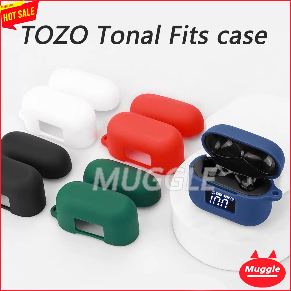 เคส TOZO Tonal Fits  TOZO Tonal Pods เคสซิลิโคนนิ่ม  สําหรับ TOZO Tonal Fits /TOZO Tonal Pods case ป