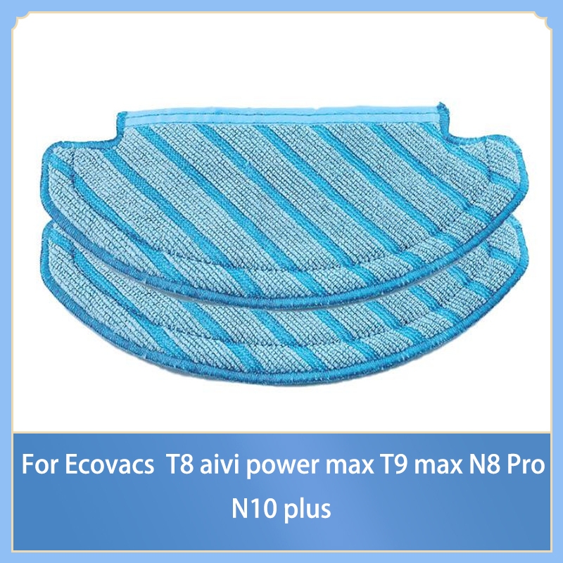 อะไหล่ผ้าม็อบ ซักได้ สําหรับหุ่นยนต์ดูดฝุ่น Ecovacs deebot T8 aivi power max T9 max N8 Pro N10 plus