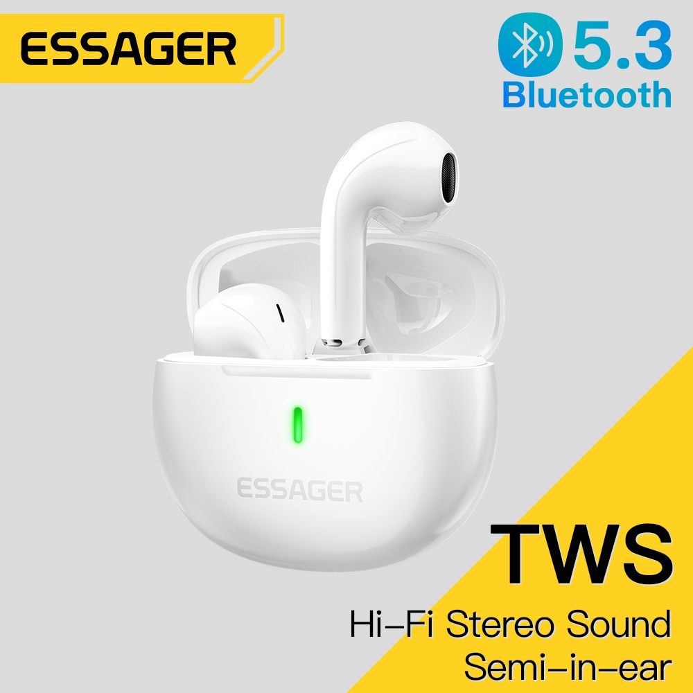 Essager TWS 5.3 หูฟังบลูทูธไร้สาย BT สเตอริโอ สําหรับอะแดปเตอร์ครึ่งหู