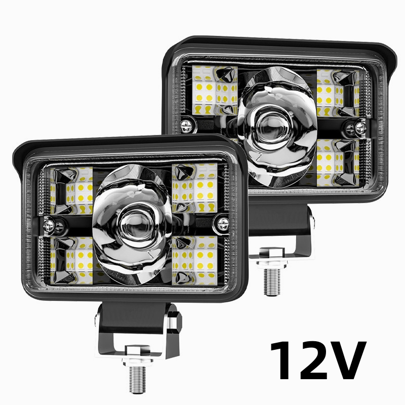 ไฟสปอตไลท์ Led ทรงสี่เหลี่ยม 78W Bar 12V กันน้ํา สําหรับรถบรรทุก รถออฟโร้ด SUV 1 ชิ้น