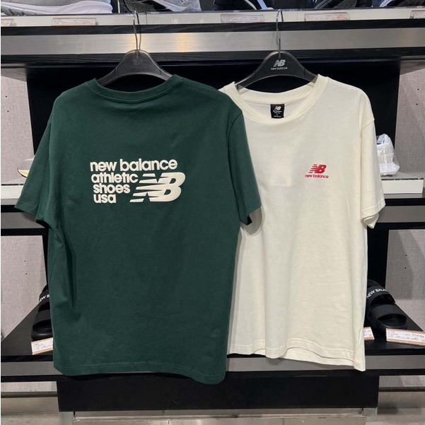 ใหม่ BALAMCE เสื้อยืดลําลอง ผ้าฝ้าย แขนสั้น คอกลม ระบายอากาศ แฟชั่น สําหรับผู้ชาย และผู้หญิง AMT22395