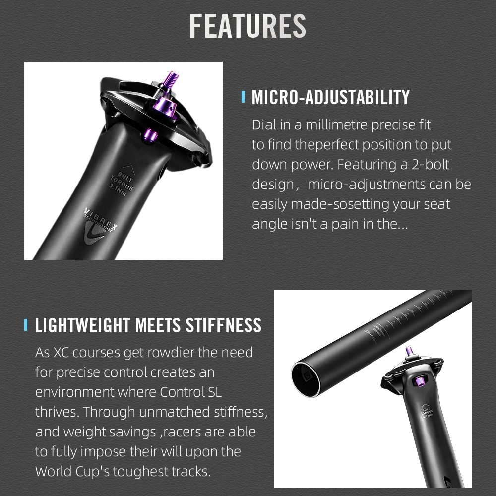 สต็อกพร้อม! LEXON Ultralight Carbon Seatpost 145g/155g, 27.2/31.6 มม.เส้นผ่านศูนย์กลาง 350 มม.ความยาวสําหรับ MTB กรวดจักรยานเสือหมอบ, Super น้ําหนักเบาจักรยานที่นั่งโพสต์ ราคา ถูกที่สุด ดีลบีเคเค แกลเลอรีภาพที่ 9
