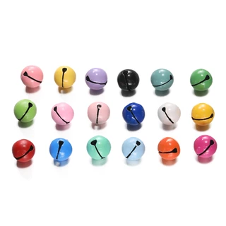 กระดิ่งสีแคนดี้ 14mm 5-10 ชิ้น กระดิ่งห้อยคอสุนัข แมว สำหรับทำพวงกุญแจ งานประดิษฐ์ DIY