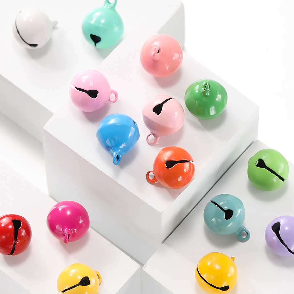 St.kunkka กระดิ่ง 14 มม. สีแคนดี้ สําหรับสัตว์เลี้ยง แมว DIY 5 ชิ้น