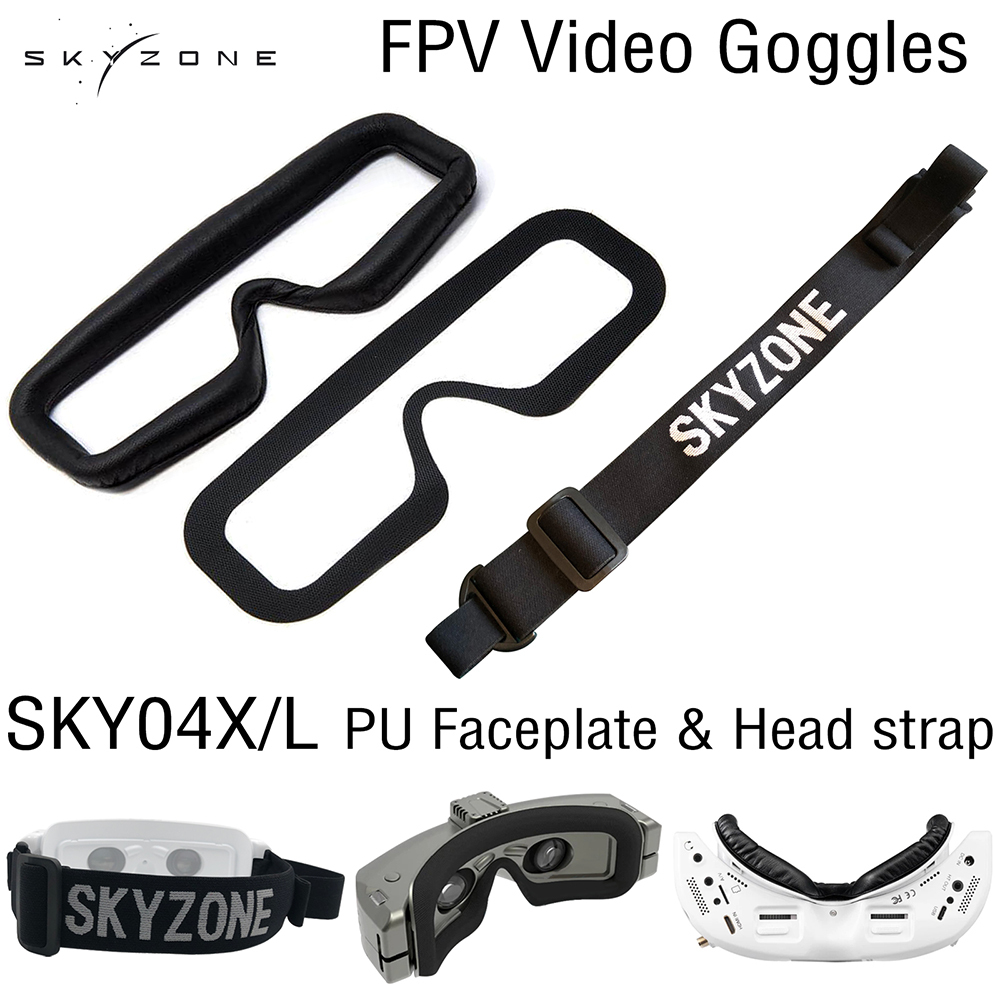 Skyzone SKY04X/L FPV สายรัดศีรษะ หน้ากาก เมจิกสติ๊ก เทป