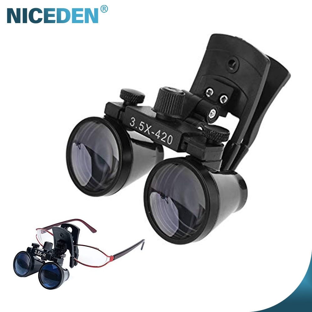 Nicedn/ แว่นขยาย 3.5X420 เปลี่ยนได้ สําหรับหมอ และทันตกรรม