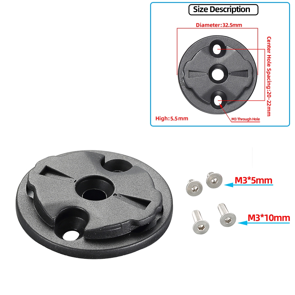 นาฬิกาจับเวลาวงเล็บคงที่ฐาน Dial เหมาะสําหรับ Garmin iGPSPORT Wahoo Barreton Bryton Black Bird Biro Walker xos Magene ผู้ถือแหวนพลาสติกหัวเข็มขัดเสียหายเปลี่ยนอุปกรณ์ซ่อม - รูปที่ 3