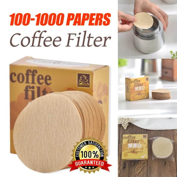 100 ชิ้น ญี่ปุ่น ของแท้ ทรงกลม กระดาษกรองกาแฟ Moka Pot เครื่องชงกาแฟ กรอง วงกลม เครื่องมือชงกาแฟ เทด้วยมือ