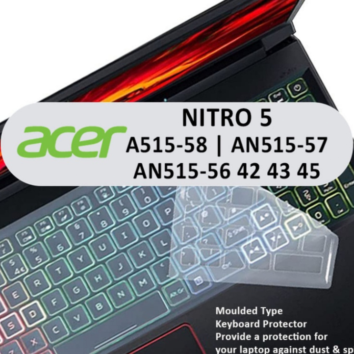 แผ่นป้องกันคีย์บอร์ด สําหรับ Acer Nitro 5 AN515-58 AN515-55 43 45 51 51EZ 51BY 791P AN515-57 AN515-56 Nitro 7