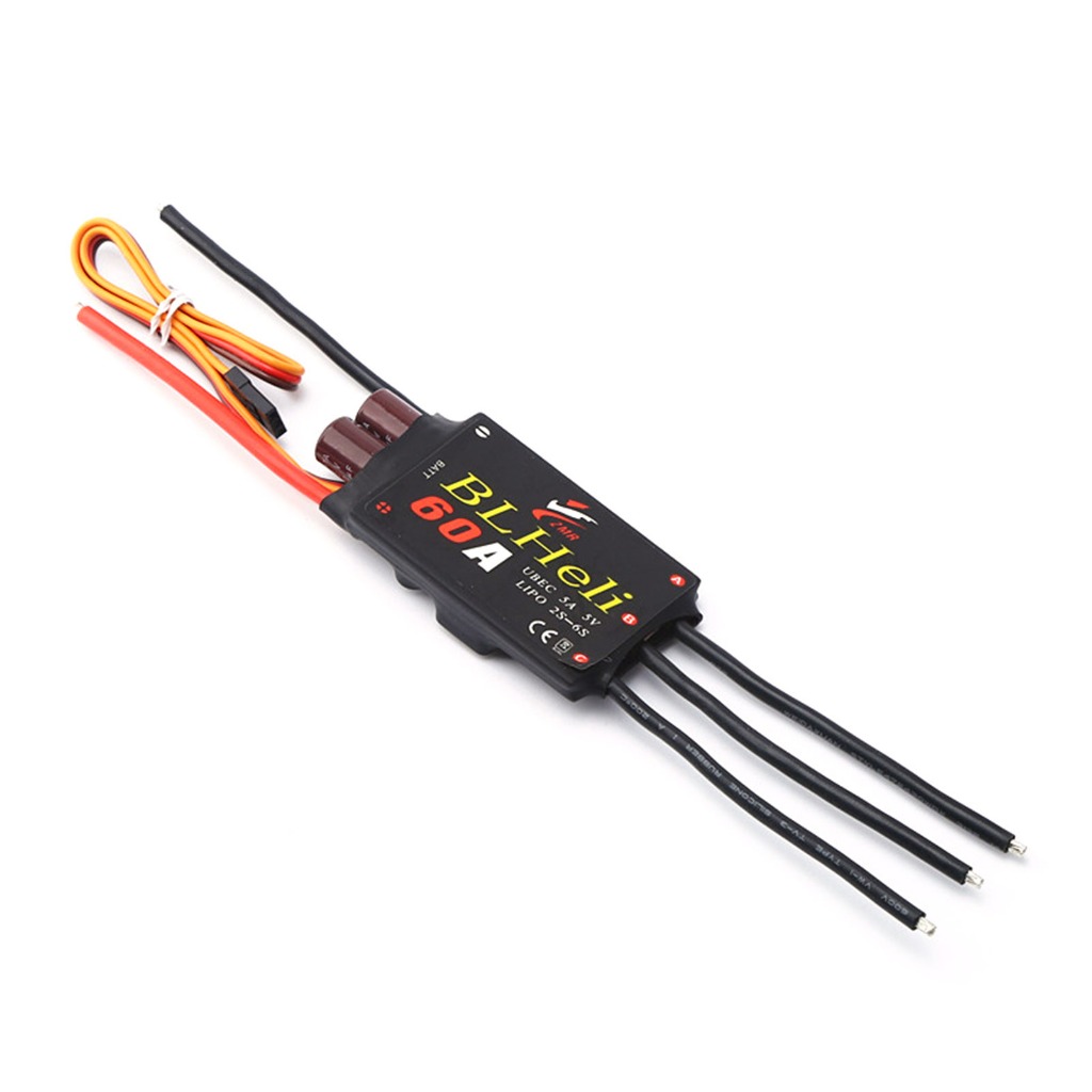 T &amp; T Hobbywing Skywalker 60 A Brushless Esc Ubec Rc Trex 500 อุปกรณ์เสริมสําหรับโดรน