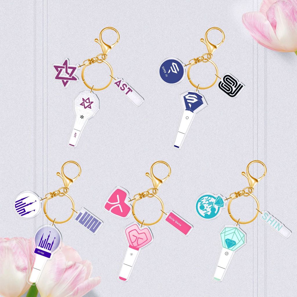 พวงกุญแจแท่งไฟ Superjunior ASTRO SHINee (G) I-DLE
