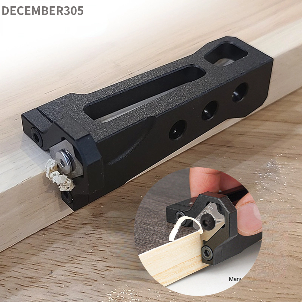 December305 ขอบแถบTrimmerอลูมิเนียมแบบพกพาคู่มือArc Edge Trimming Chamferเครื่องมืองานไม้เครื่องมือสำหรับไม้อัดพลาสติกPVC