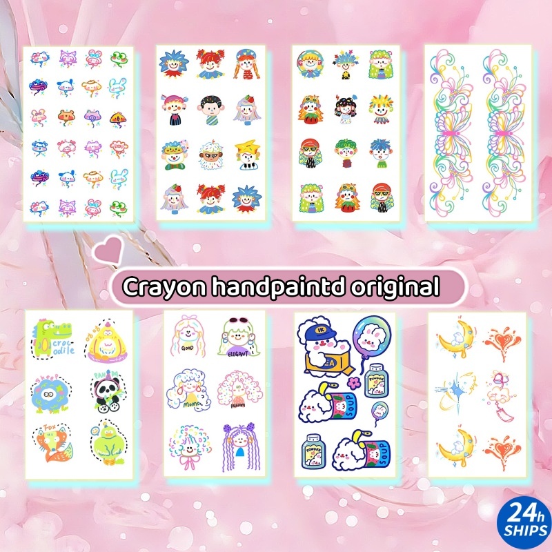 สติกเกอร์รอยสักชั่วคราว ลายการ์ตูนโปเกม่อนน่ารัก กันน้ํา สําหรับเด็ก มี 20 ชิ้น