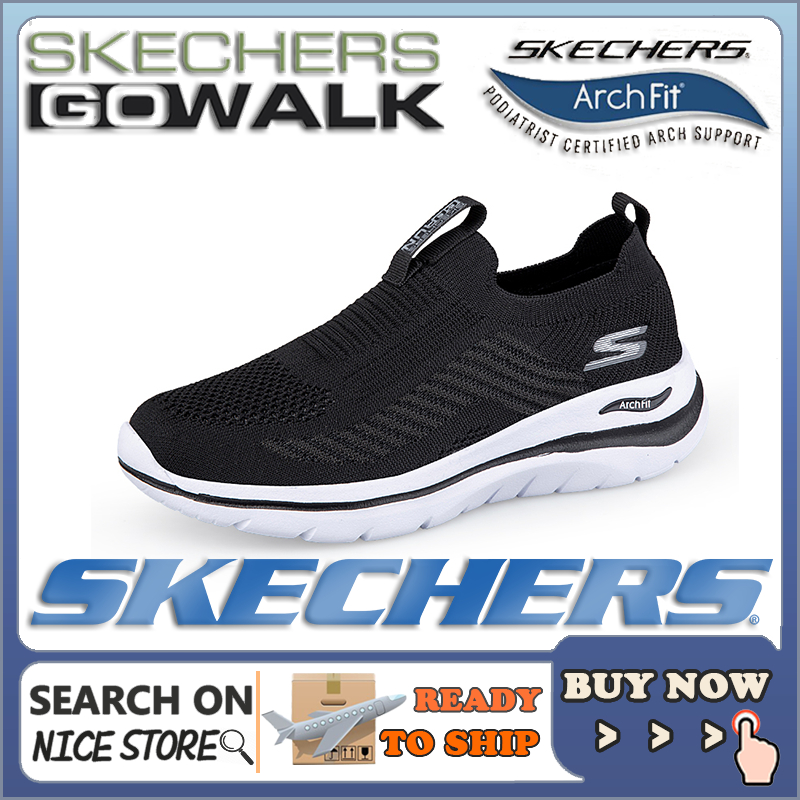 [penghantaran Ekspres] Skechers _ Go-Walk SLIP ON รองเท้าผ้าใบ ลําลอง ระบายอากาศ เหมาะกับการเล่นกีฬา เดิน 5ZY1
