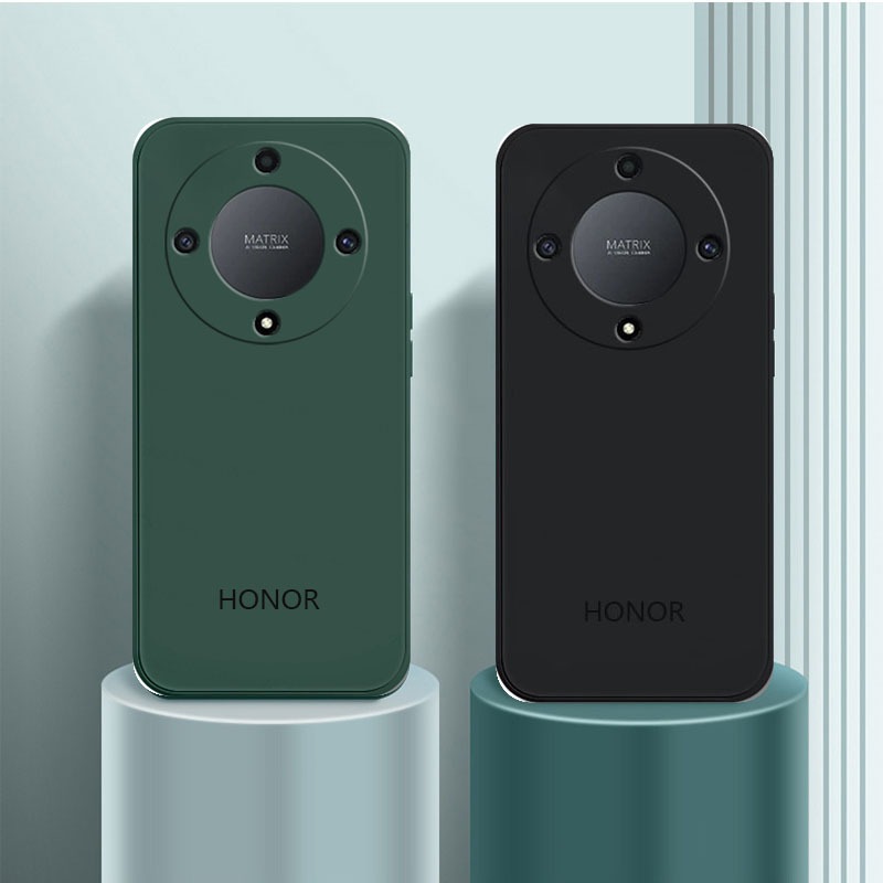 ซิลิโคนเหลว Soft TPU สําหรับ Honor X9C X9D X7D X8C X7C X6C X9B X8B X7B XX9A X8A X7A X8 X6 X6 X6S X5S X5 ฝาครอบโทรศัพท์กันกระแทก