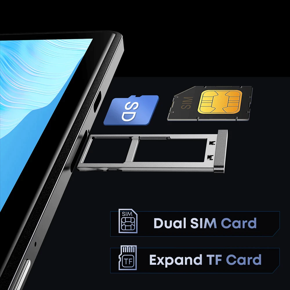 2025 (แถมฟรีเคส)  Hi10X Pro 2.4G/5G WiFi  LTE Tablet จอ 10.1 IPS Incell T606 Octa-Core RAM 8GB(4+4) / ROM 128GB Android15 tablet 7000mAh thumbnail 3