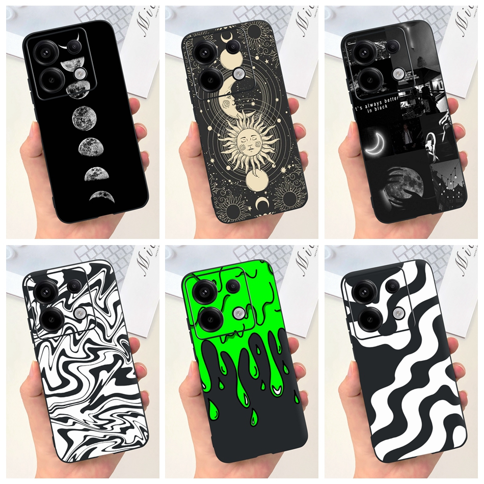 เคสโทรศัพท์ซิลิโคน TPU แบบนิ่ม ลาย Global Milk Ripple สําหรับ Xiaomi Redmi Note 13 Pro Note 13 5G Note13 13Pro 5G