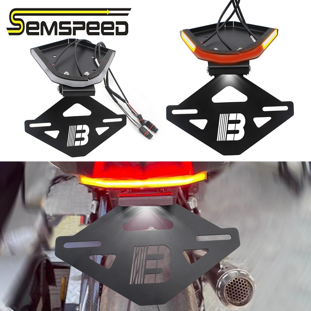 【SEMSPEED】บังโคลนท้ายรถจักรยานยนต์ พร้อมไฟเลี้ยว สําหรับ BMW S1000RR 2021-2022