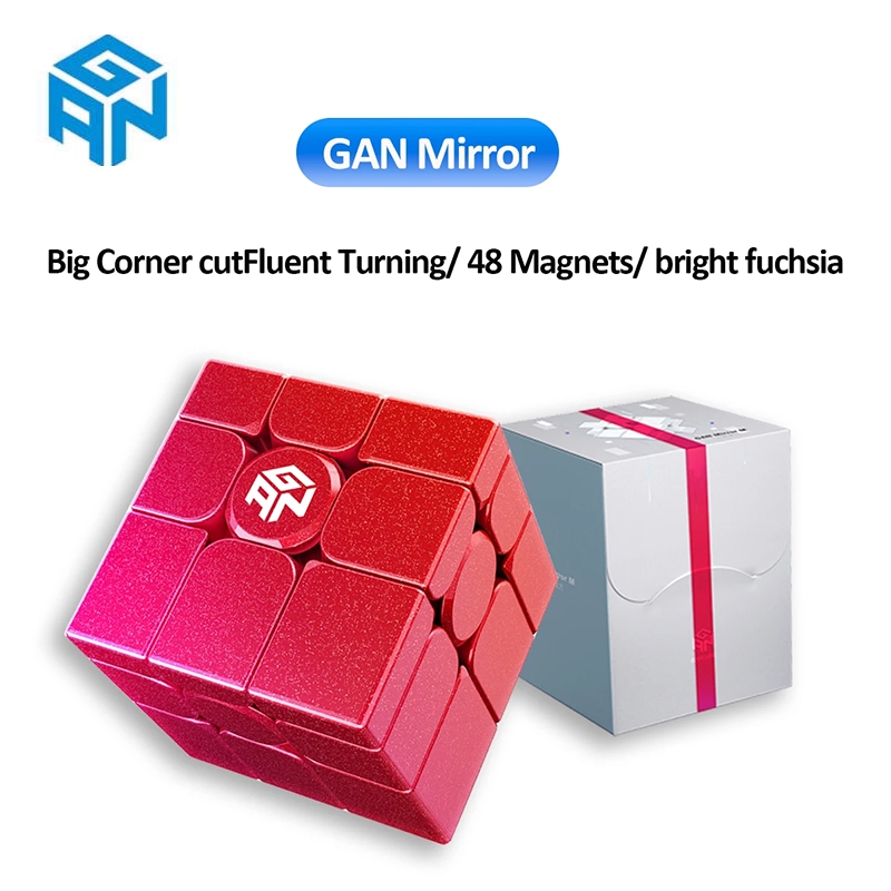 GAN Mirror UV Cube Gan ลูกบาศก์แม่เหล็ก เคลือบกระจก M UV Cube 3x3x3