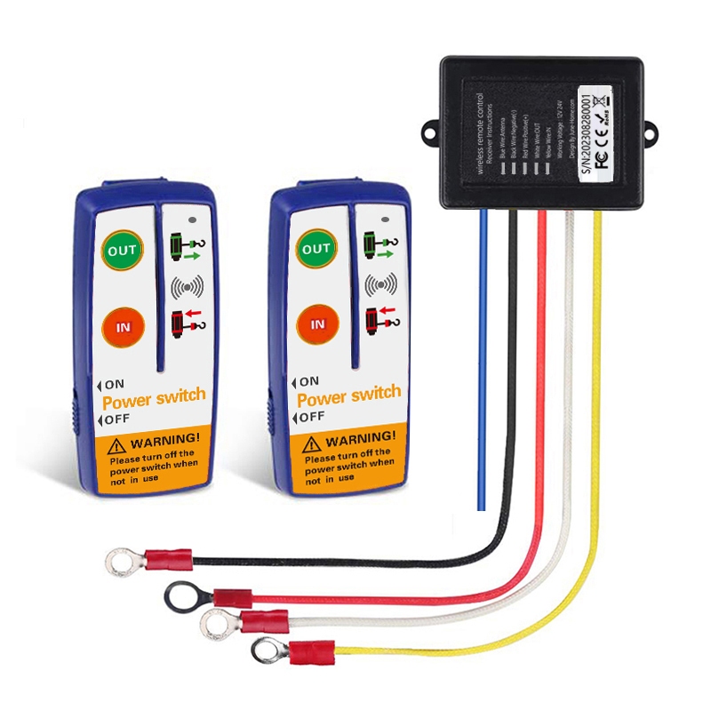 ชุดรีโมตคอนโทรลไร้สาย 12-24V 433MHz สําหรับ Jeep ATV SUV รถบรรทุก