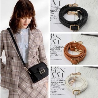 BIBITOP สายสะพายกระเป๋า สะพายข้าง หนัง PU ยาว 1.2 ซม. ปรับได…