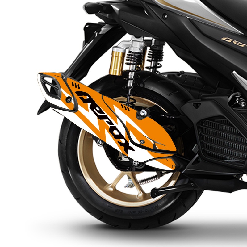 สติกเกอร์เคฟล่าติดท่อไอเสีย aerox 155 2023 สําหรับติดตกแต่งท่อไอเสียรถจักรยานยนต์ - รูปที่ 6