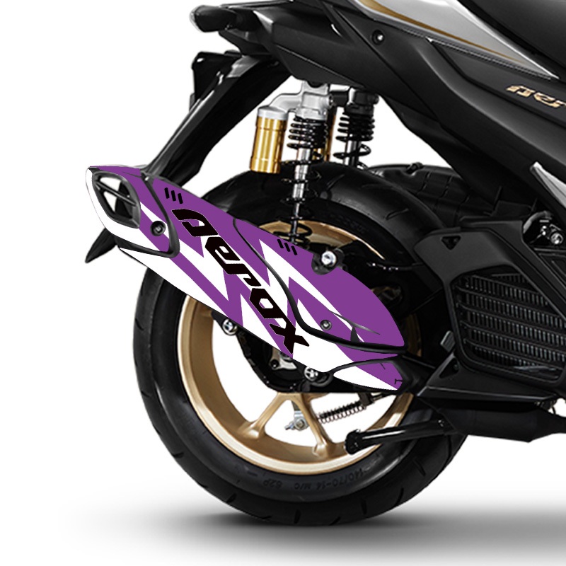 สติกเกอร์เคฟล่าติดท่อไอเสีย aerox 155 2023 สําหรับติดตกแต่งท่อไอเสียรถจักรยานยนต์ - รูปที่ 7