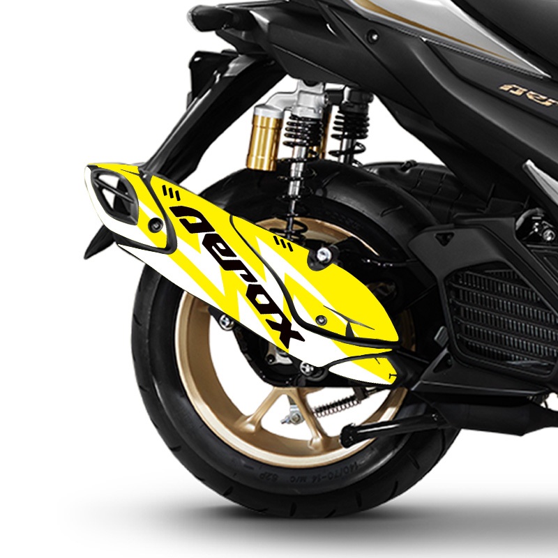 สติกเกอร์เคฟล่าติดท่อไอเสีย aerox 155 2023 สําหรับติดตกแต่งท่อไอเสียรถจักรยานยนต์ - รูปที่ 3