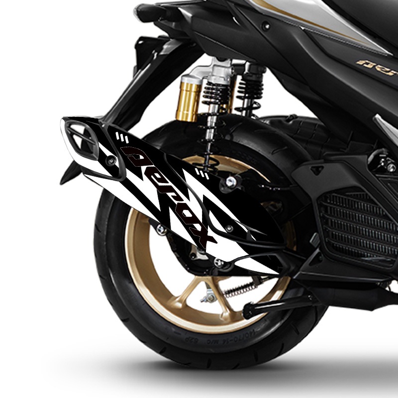 สติกเกอร์เคฟล่าติดท่อไอเสีย aerox 155 2023 สําหรับติดตกแต่งท่อไอเสียรถจักรยานยนต์ - รูปที่ 4
