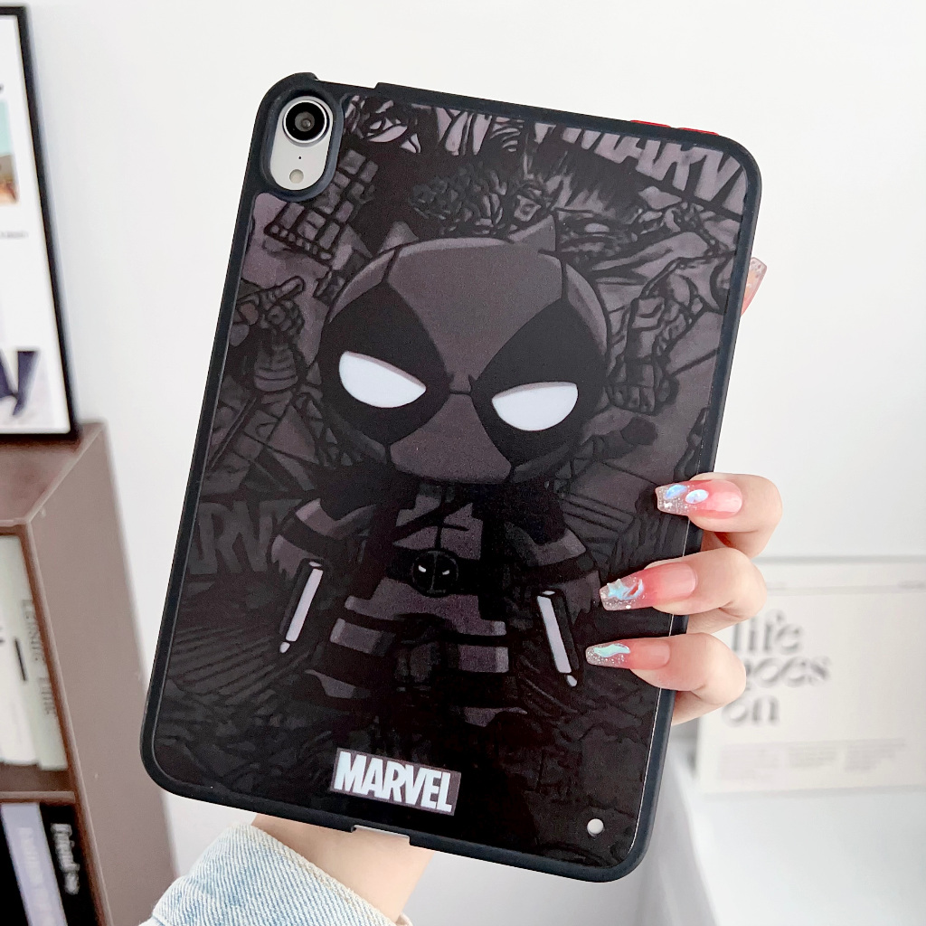 เคส TPU นิ่ม แบบใส กันกระแทก ลาย Marvel Spider Man สําหรับ Ipad Mini 1 2 3 Ipad Mini mini5 mini4 mini3 mini2