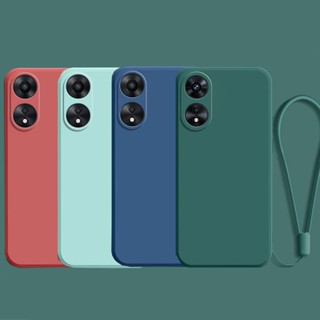 Oppo A58 A78 A38 A18 A17 A17K 4G Reno 8T Square กันชน Soft C…