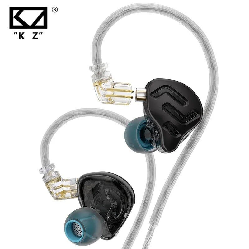 KZ ZNA ที่ดีที่สุด HiFi แบบมีสายที่ดีที่สุดในหู IEMs หูฟังเบส 30095 BA 12 มม.Dual Cavity Dynamic Hybrid Driver หูฟัง Monitor พร้อมไมโครโฟน