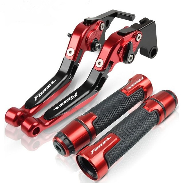Forza350 มือเบรค มือครัช ปลอกแฮนด์ Honda Forza 350 300 2018- 2024 ใหม่ ก้านเบรกคลัทช์รถจักรยานยนต์ พับได้
