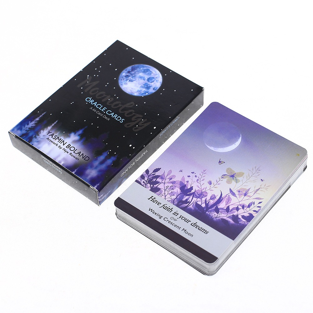 การ์ดเกมทาโรต์ ภาษาอังกฤษ HD 44 ใบ < Moon Phase > Oracle