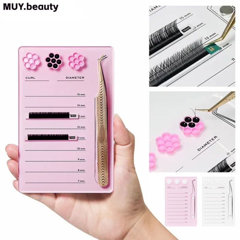 2-in-1 แผ่นแม่เหล็กติดขนตาปลอม ขนสัตว์อะคริลิค สําหรับแต่งหน้า – โปรปัง