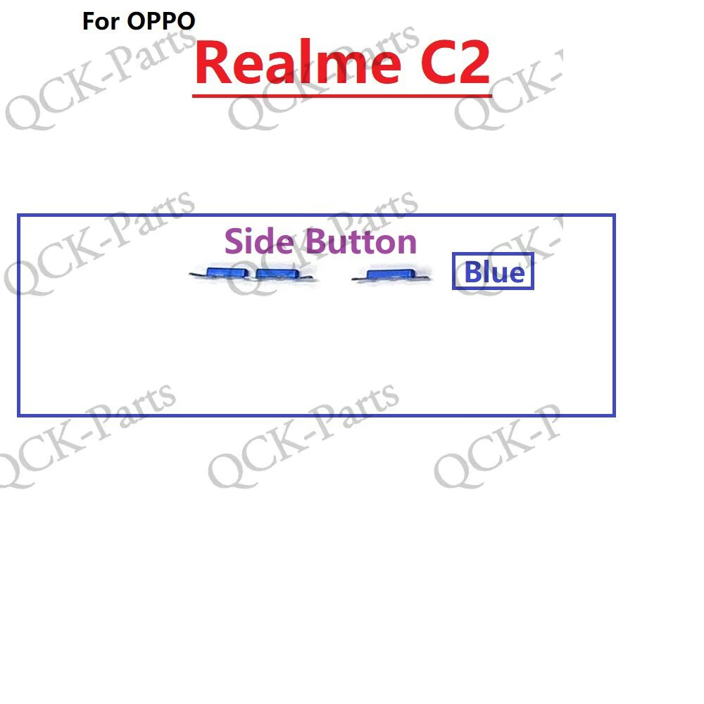 อะไหล่ปุ่มกดเปิดปิด ปุ่มปรับระดับเสียง ด้านข้าง แบบเปลี่ยน สําหรับ OPPO Realme C2