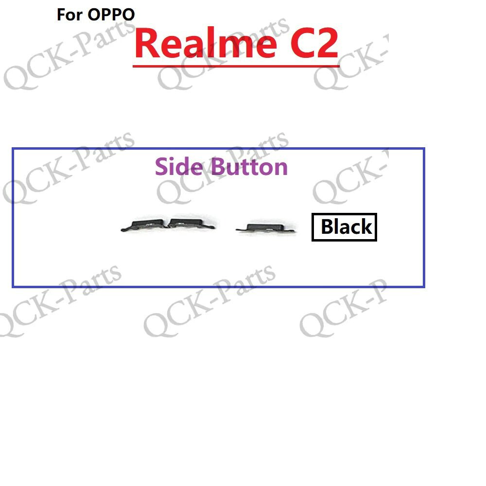 อะไหล่ปุ่มกดเปิดปิด ปุ่มปรับระดับเสียง ด้านข้าง แบบเปลี่ยน สําหรับ OPPO Realme C2