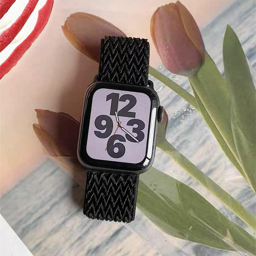 สายนาฬิกาข้อมือไนล่อน แบบนิ่ม ระบายอากาศ ปรับความยาวได้ สําหรับ Apple Watch S9 8 7 6 5 4 3 2 1 SE2 ULTRA HK9 PRO iWatch 49 มม. 45 44 42 41 40 38