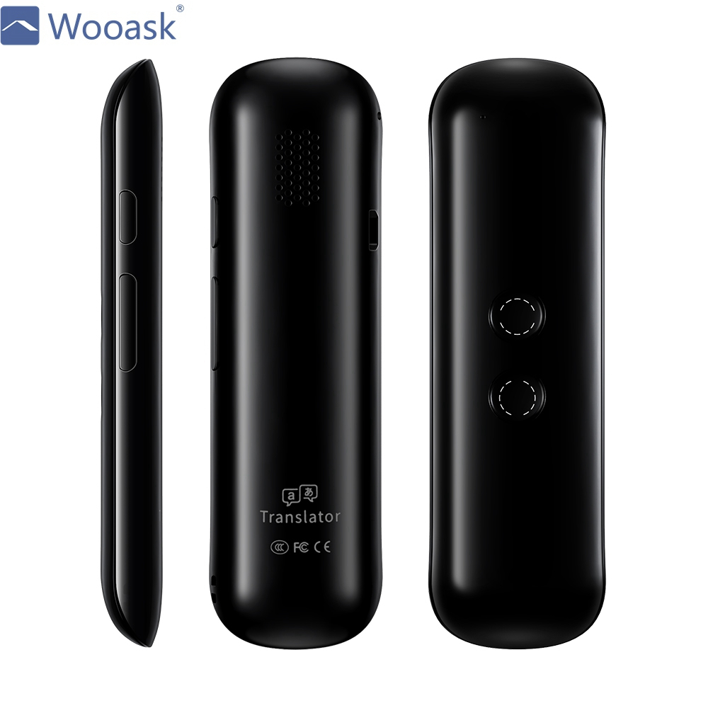 Wooask G5 เครื่องแปลภาษาบลูทูธ แปลสองทาง แปลภาษาทันที ไม่ต้องใช้ Wi-Fi สําหรับการเดินทาง ธุรกิจ