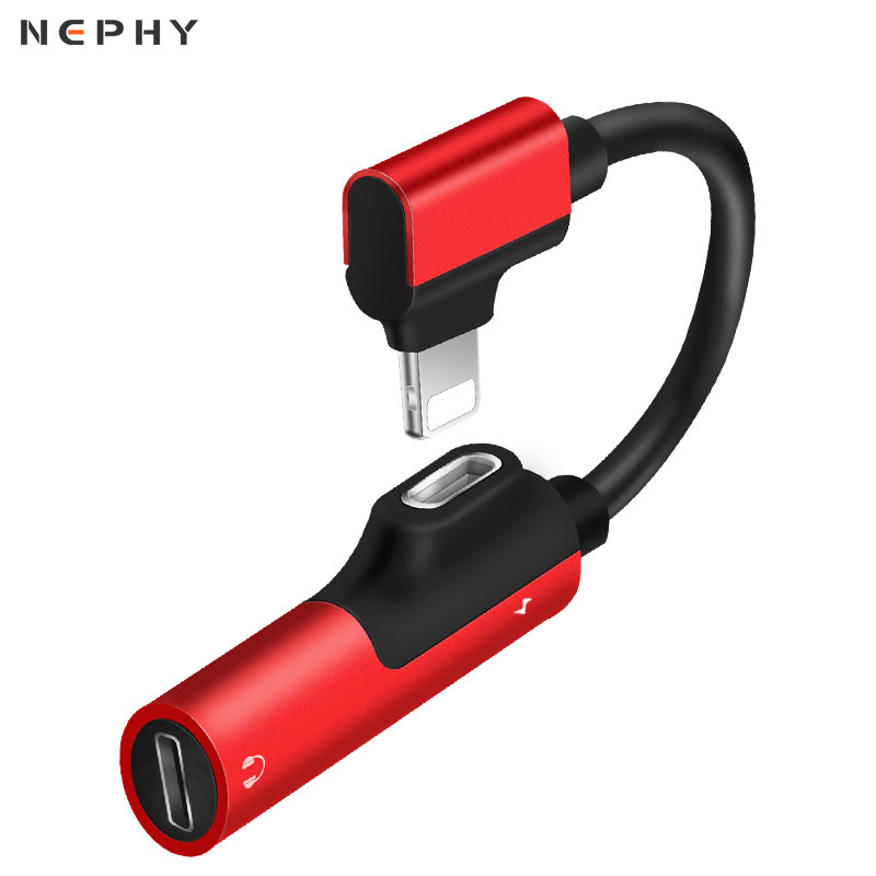 2 in 1 อะแดปเตอร์สายเคเบิลชาร์จหูฟัง แบบคู่ สําหรับ iPhone 14 13 12 11 Pro Max X XS XR 6 7 8 Plus 12 13 mini