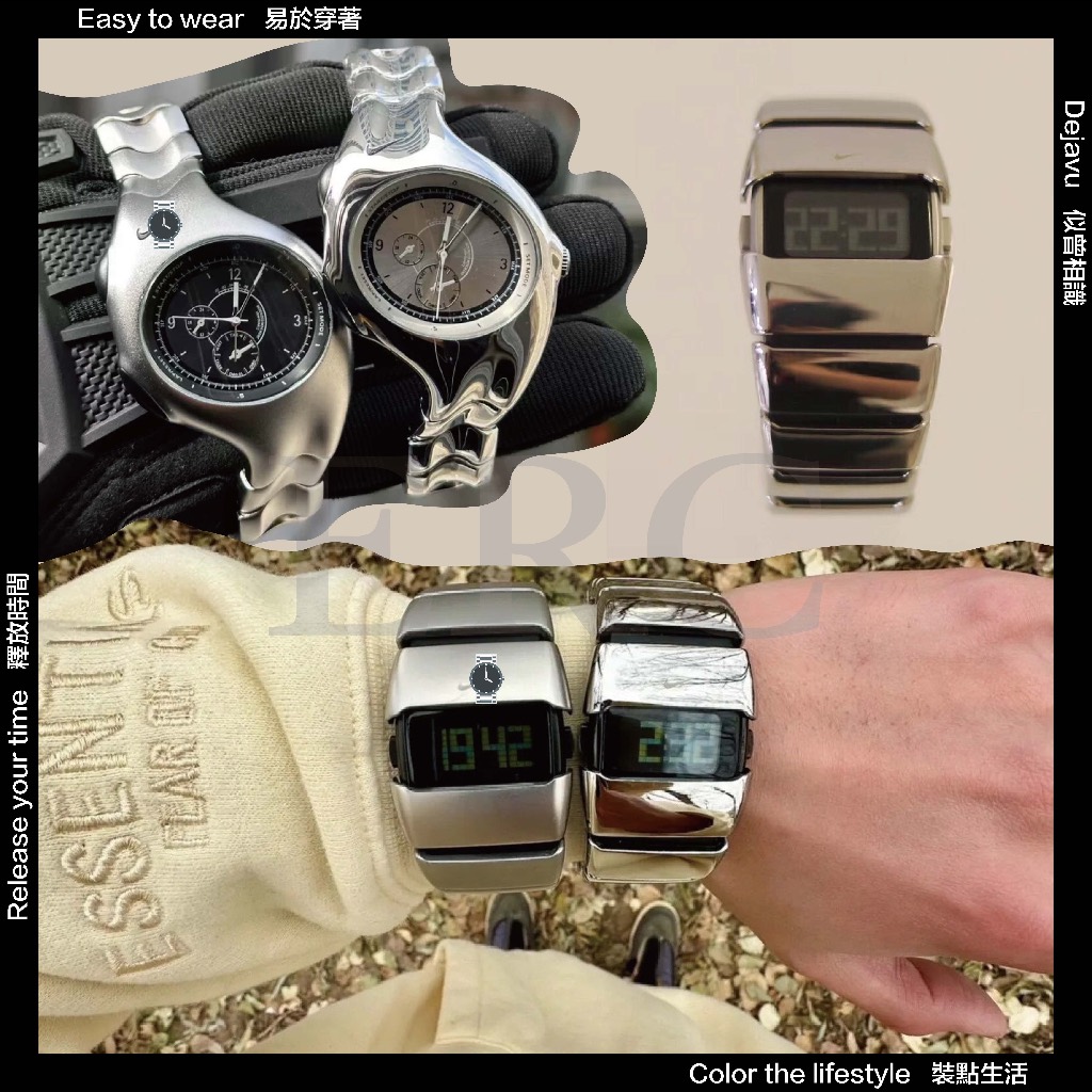 [ERC] Real Shot N * triax Retro Special-Shaped Watch y2k