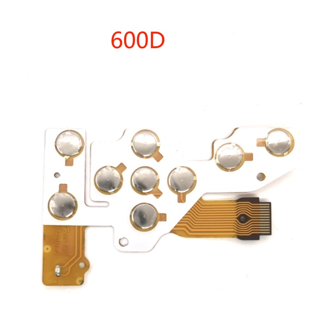 1PCS คีย์บอร์ดปุ่ม Flex Cable Board สําหรับ Canon EOS 600D Digital Camera Repair Part (OEM)