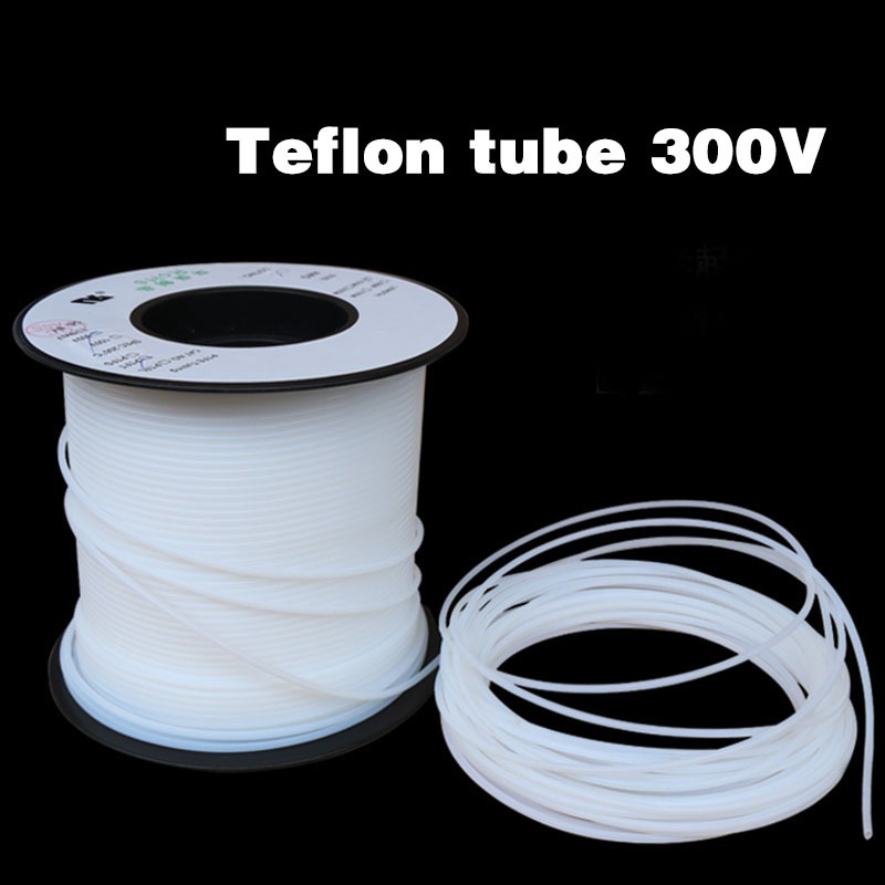 Teflon Tube 300V โปร่งแสง PTFE Tube Cap Thin Tube Wall ความหนา 0.2/0.3/0.4 มม.T Type--- *