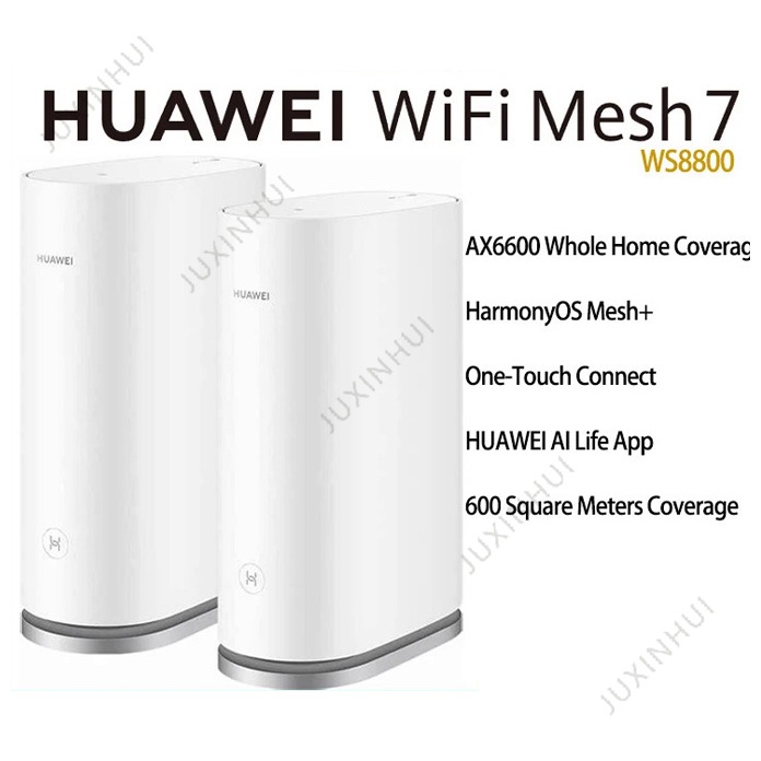 HUAWEI WiFi Mesh 7 WS8800 AX6600 ทั้งบ้านครอบคลุม One-Touch เชื่อมต่อ HarmonyOS Mesh+ Router WiFi6 P