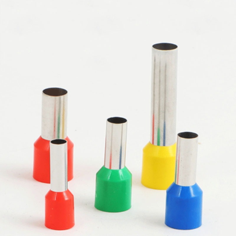 20 ชิ้น VE Tubular Crimp Terminals,ลวดฉนวน Terminator,บล็อกสายไฟ End Connector,Electrical Tube Termi